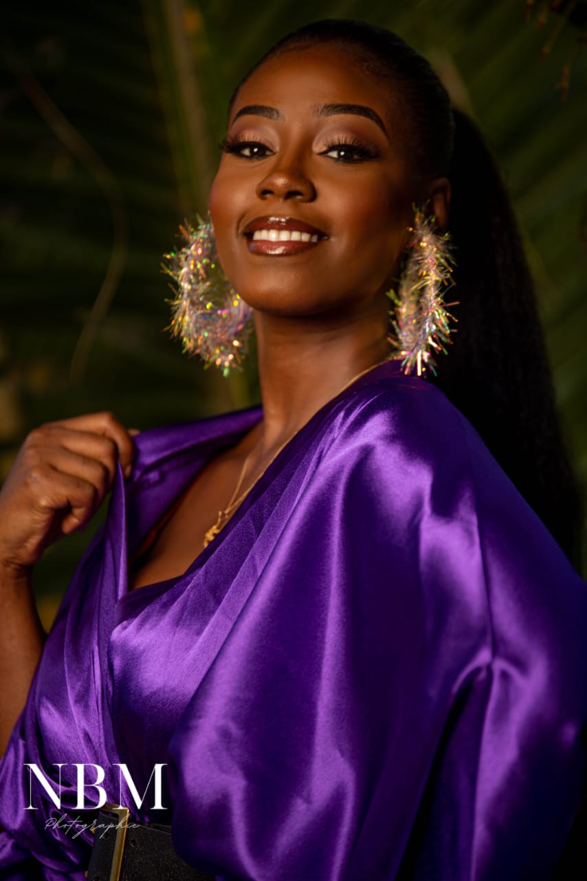 Robe cocktail violetta