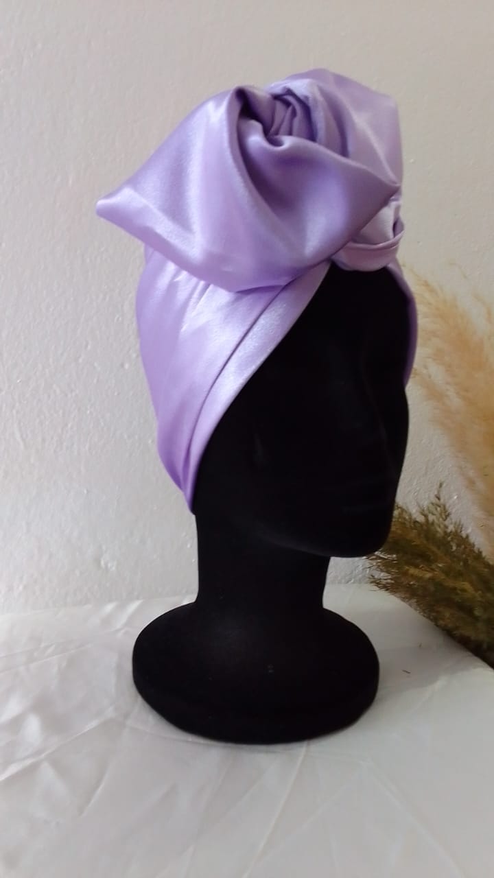 Bonnet flex satin duchesse viola