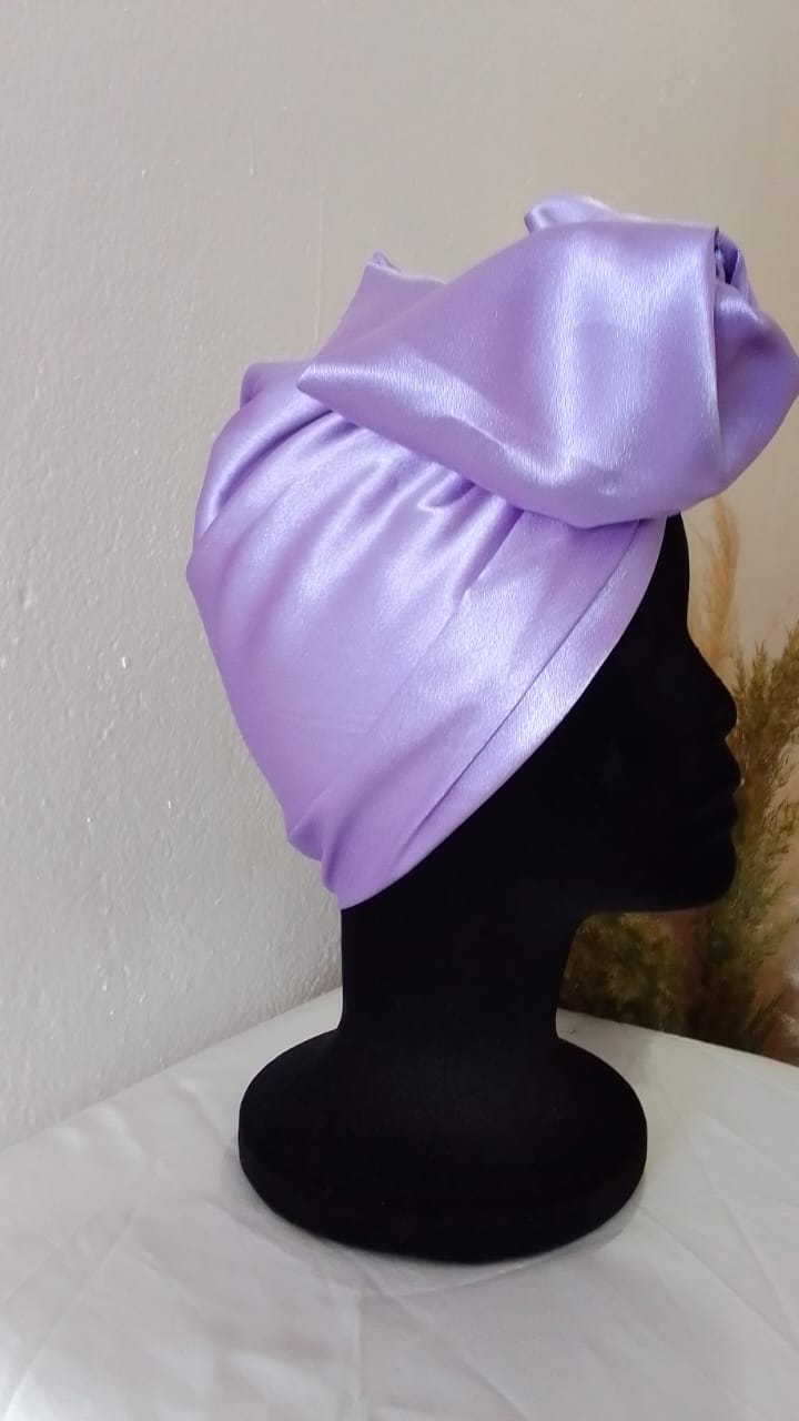 Bonnet flex satin duchesse viola