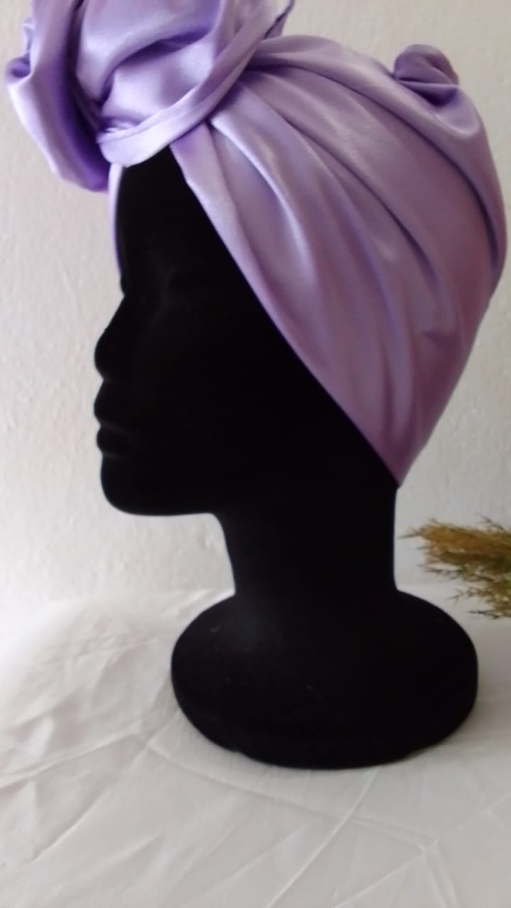 Bonnet flex satin duchesse viola