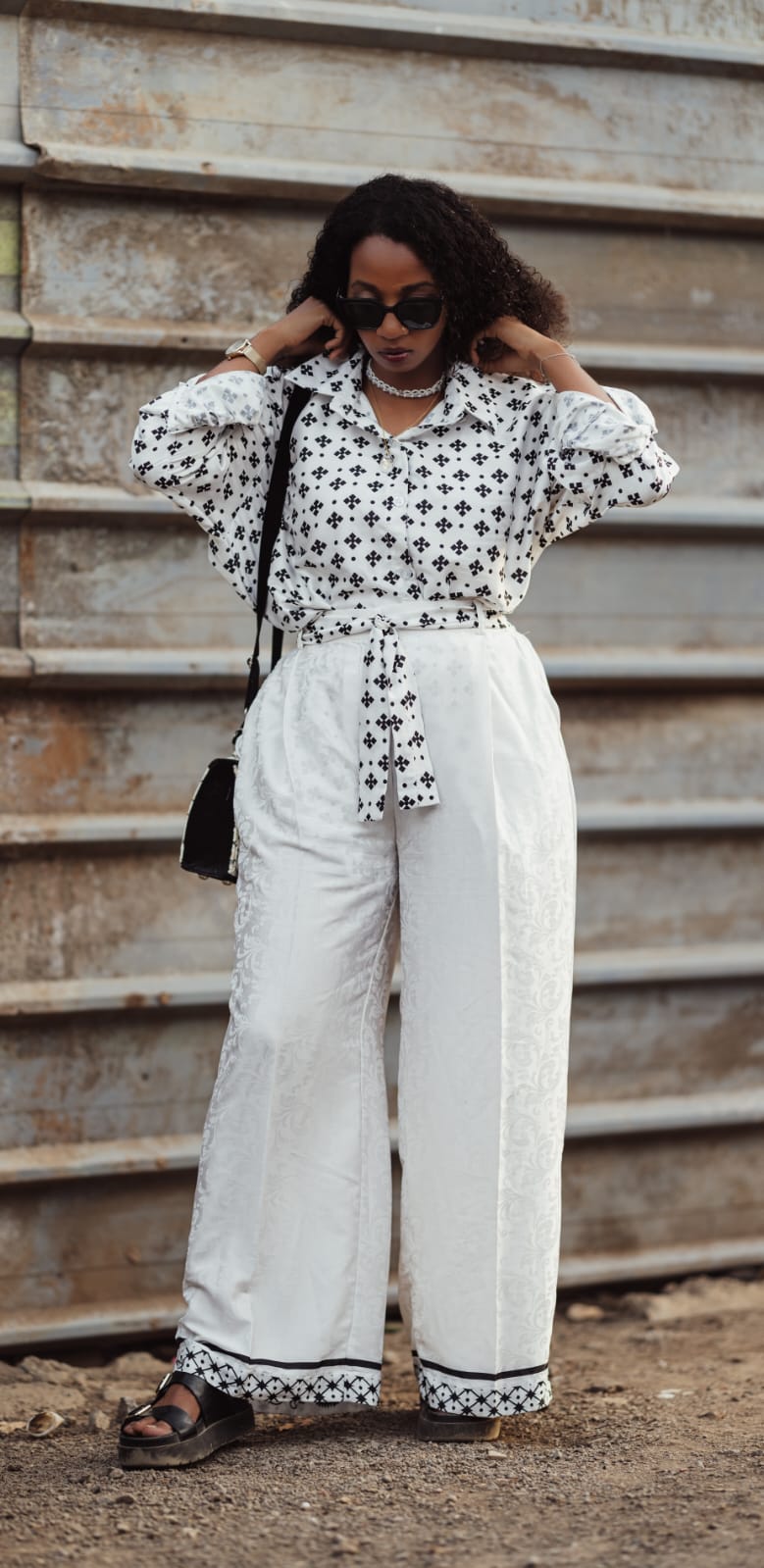Ensemble chemise/pantalon