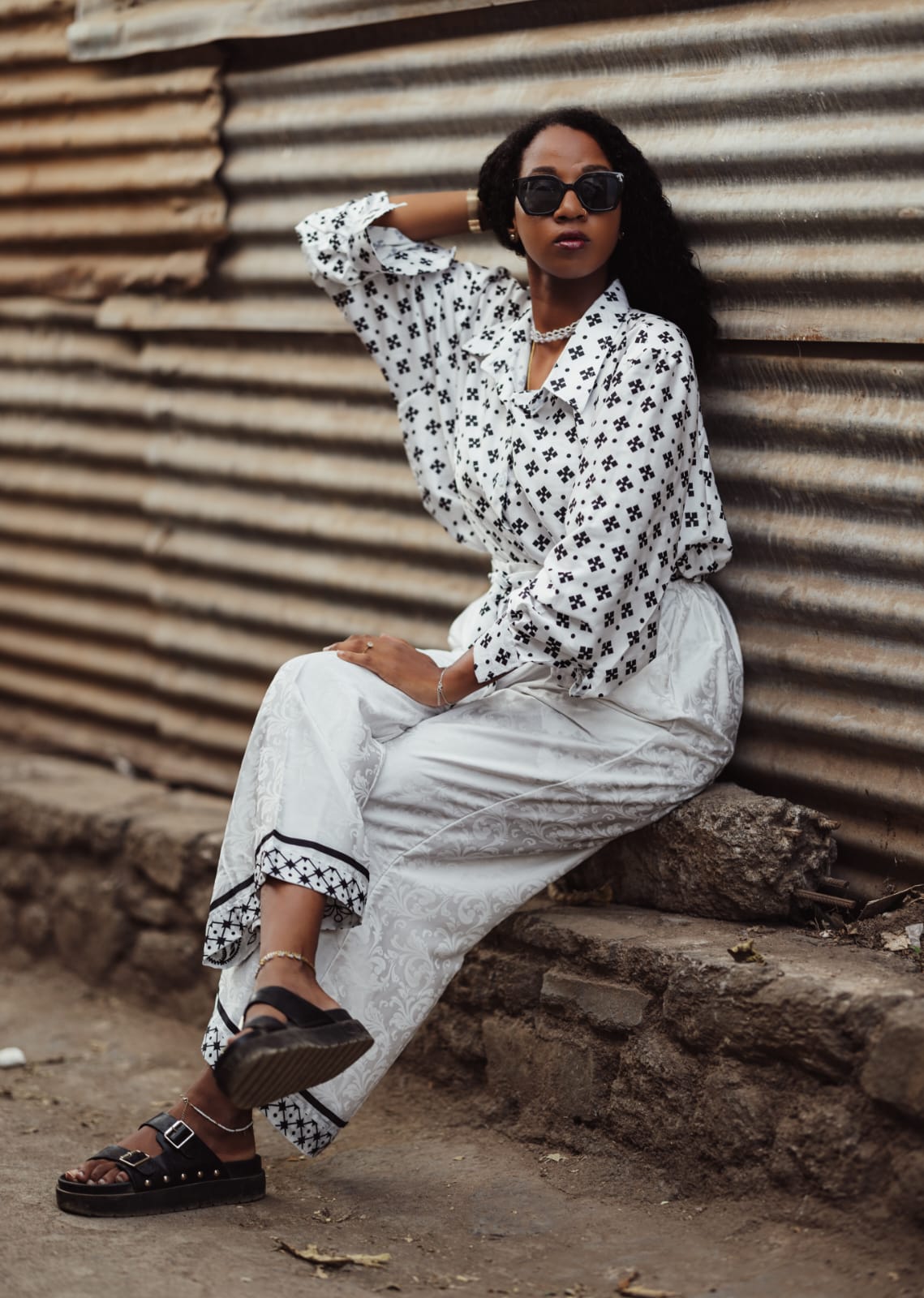 Ensemble chemise/pantalon