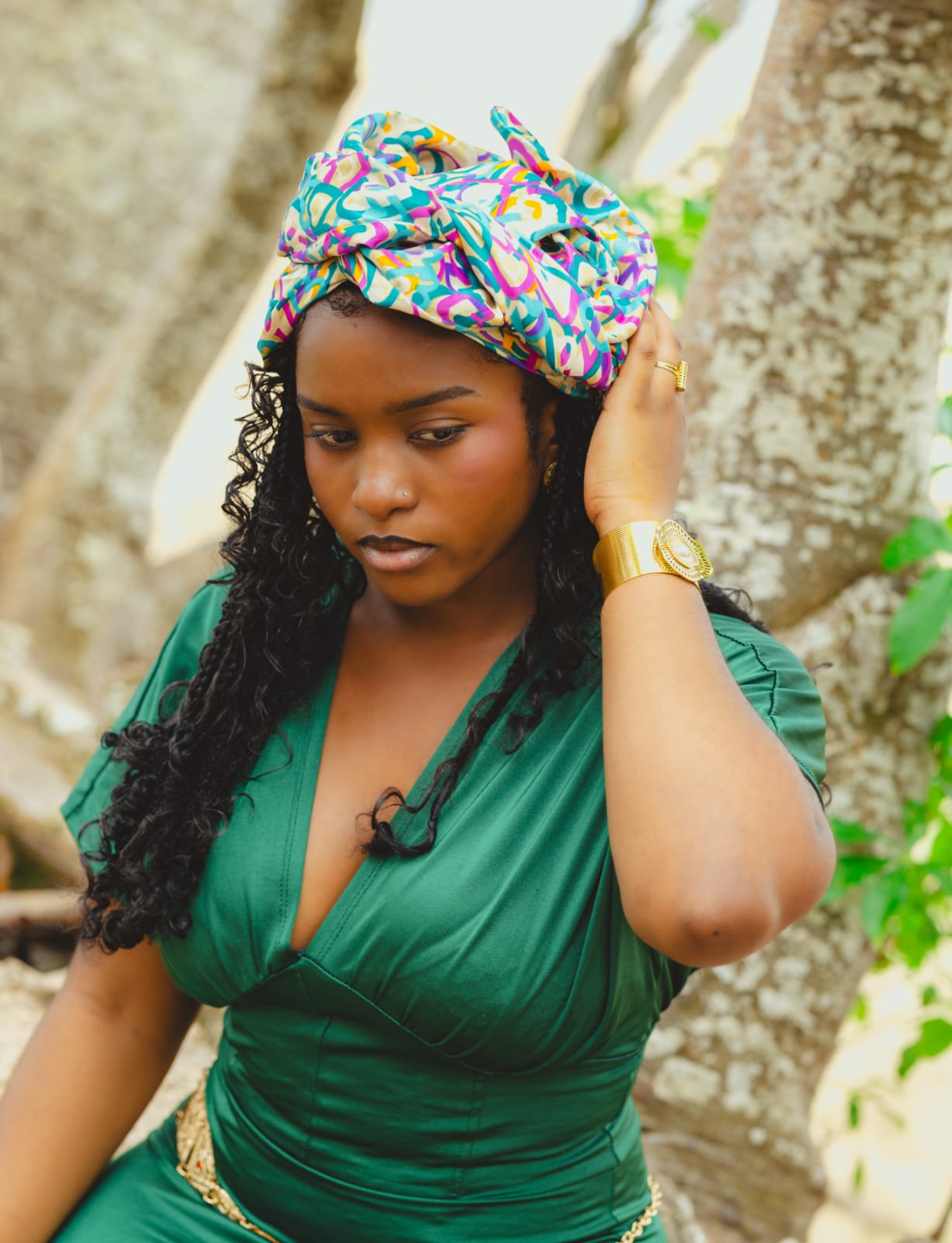 Bonnet flex imprimé coton