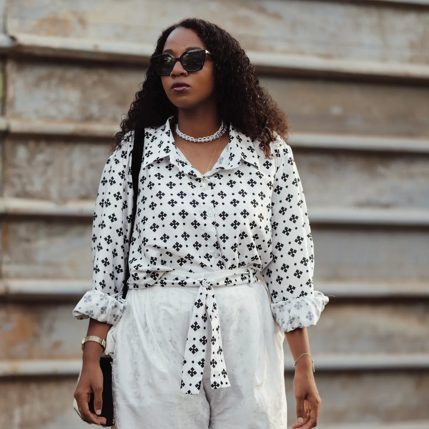 Chemise motif MNANDRÉ