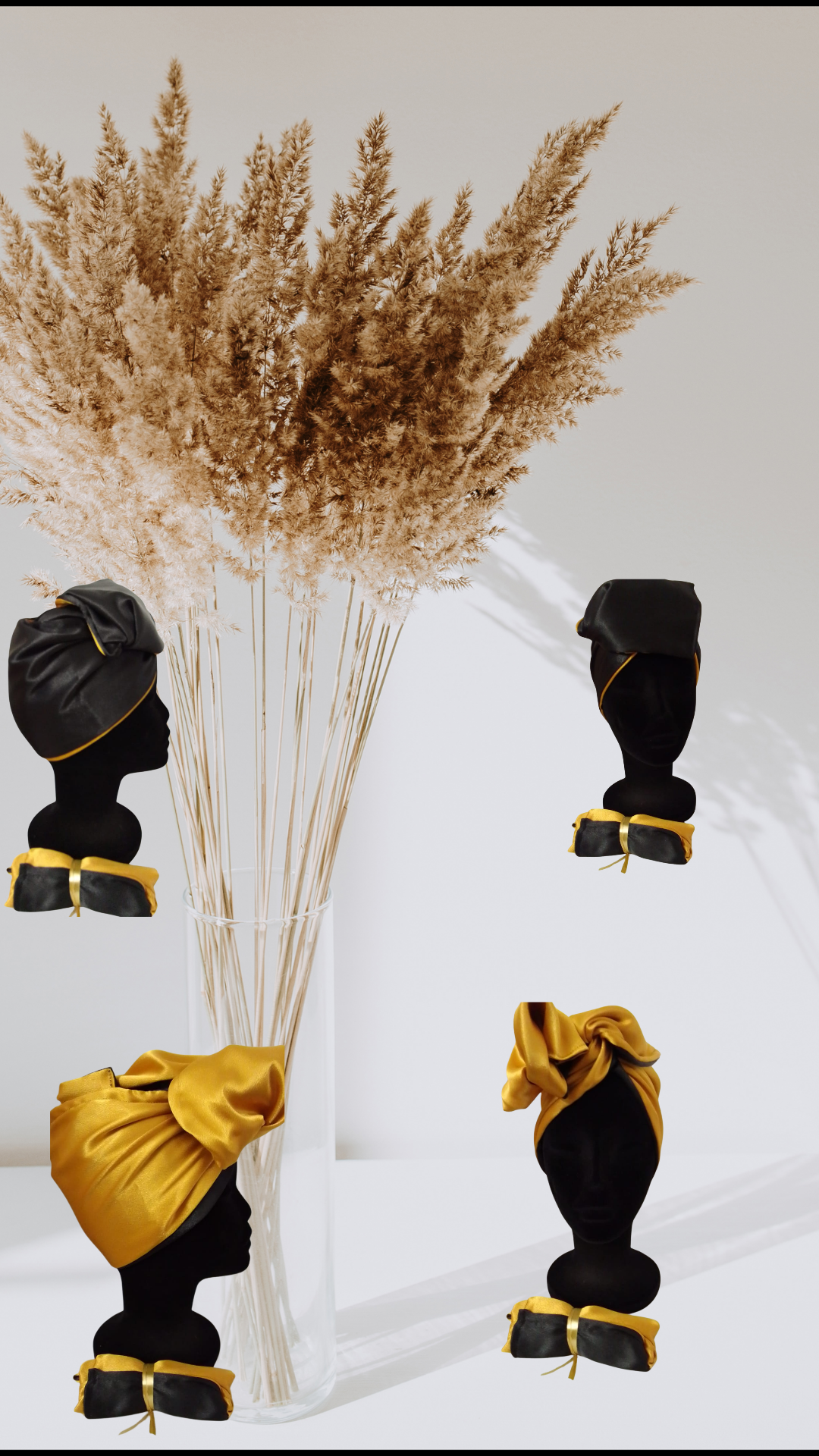 Kembaflex satin réversible noir/doré