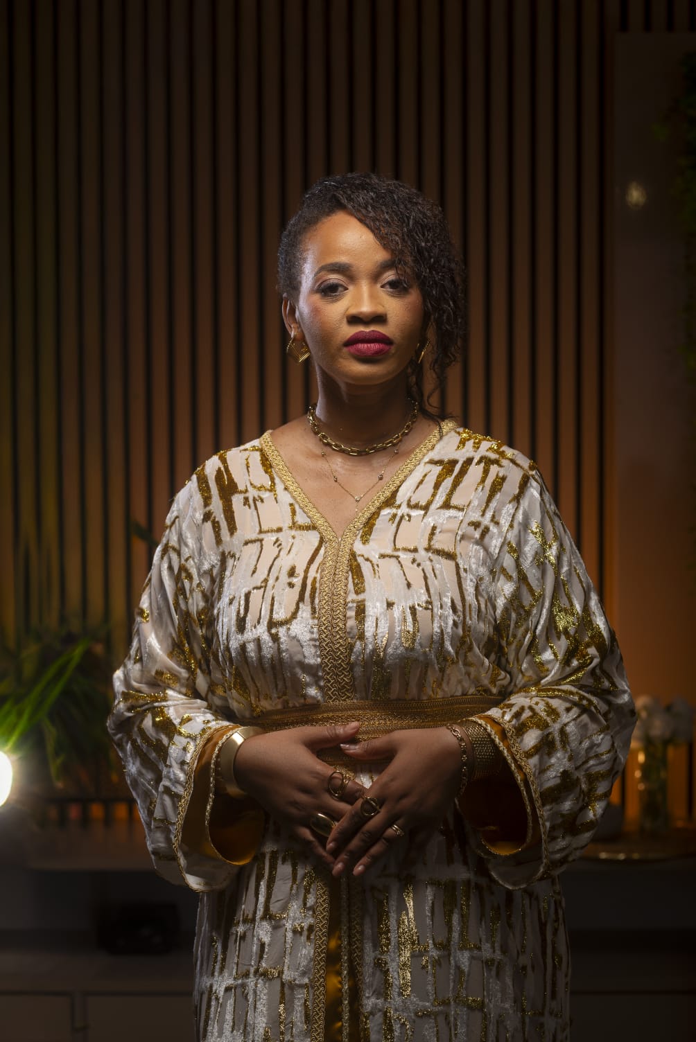 Caftan diamant blanc